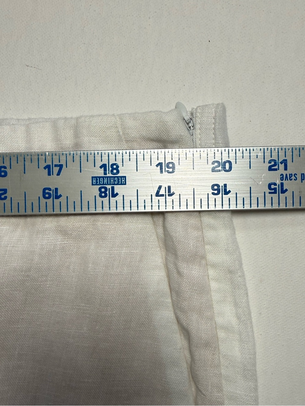 J. Jill Love Linen White Wide Leg Cropped Pants XL Boho Coastal - Picture 3 of 15